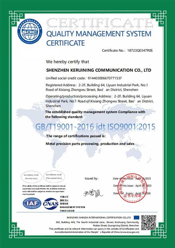 Trusted Quality ISO9001