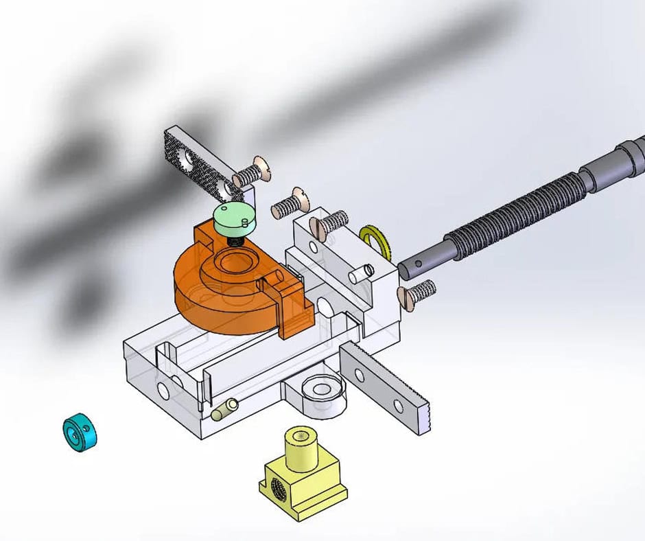 Left and Right Crossbeam Fixing Blocks
